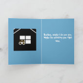 Het GRIEZELIGE Denken aan u Kaart (Binnen)