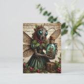 Het griezelige kerstinsect briefkaart (Staand voorkant)