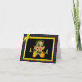 Het griezelige Man van de Peperkoek Feestdagen Kaart (Voorkant)