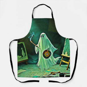 Het griezelige meesterwerk van een spookachtige ku schort