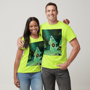 Het griezelige meesterwerk van een spookachtige ku t-shirt