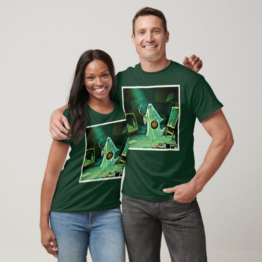 Het griezelige meesterwerk van een spookachtige ku t-shirt (Unisex)