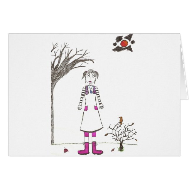 Het griezelige meisje (Voorkant Horizontaal)