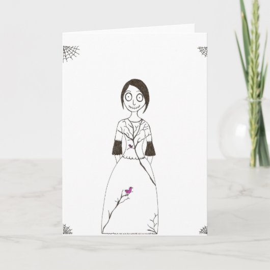 Het griezelige Meisje van de Spin Kaart (Voorkant)