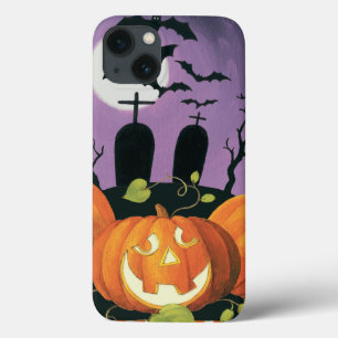 Het griezelige Spookhuis van Halloween iPhone 13 Hoesje