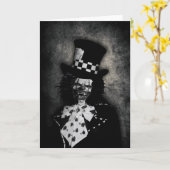 Het griezelige Wenskaart van de Clown Kaart (Gele Bloem)