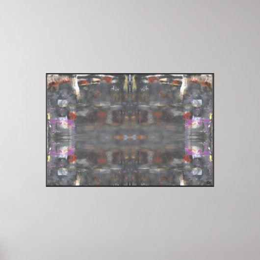 Het Grijs Erin Canvas Afdruk (Voorkant)