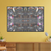 Het Grijs Erin Canvas Afdruk (Insitu (Woonkamer))