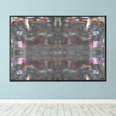 Het Grijs Erin Canvas Afdruk (Insitu (Houten vloer))
