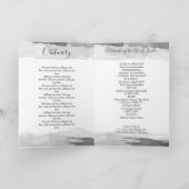 Het grijze BegrafenisProgramma van de Viering van Programma (Binnen)