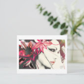 Het grijze Briefkaart van de Kwestie (Staand voorkant)