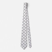 Het grijze en Witte Stropdas van de Stip (Voorkant)