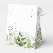 Het Grijze Foliage Gold-Baby shower Bedankdoosjes (Achterkant)
