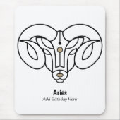 Het grijze goud personaliseert muismat (Voorkant)