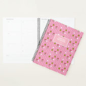 Het grijze hartritme en het roze patroon van Cindy Planner (Display)