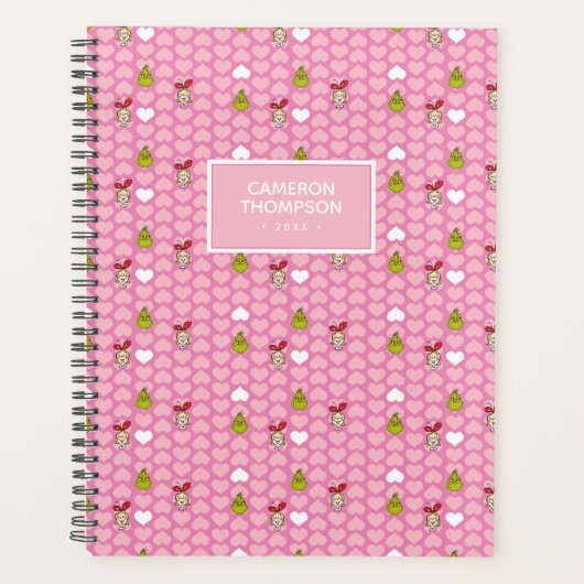 Het grijze hartritme en het roze patroon van Cindy Planner (Voorkant)