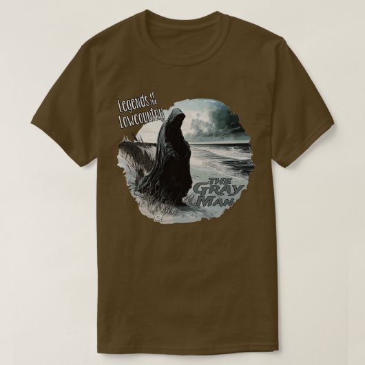 Het grijze Man T-shirt (Design voorkant)