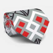 Het grijze rood van Lodge Stropdas (Opgerold)