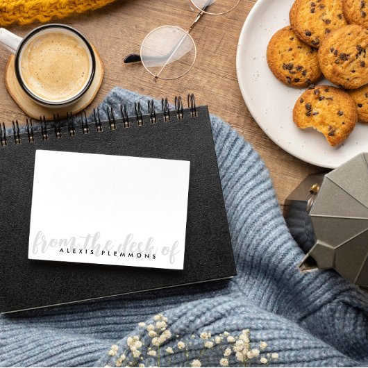 Het grijze Vette Manuscript van de Kalligrafie van Notitiekaartje