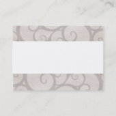 Het grijze Visitekaartje van de Winkel van de (Achterkant)