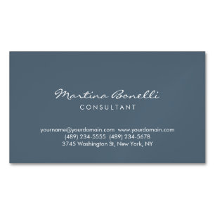 Het grijze Visitekaartje van het Manuscript van Pa Magnetisch Visitekaartje