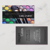 Het grijze Vormt het Kunstpaletpenseel Visitekaart Visitekaartje (Voorkant / Achterkant)