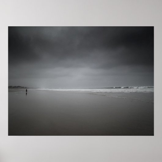 Het grijze zee poster (Voorkant)