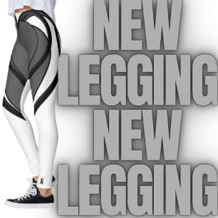 Het grijze, zwarte hartontwerp leggings