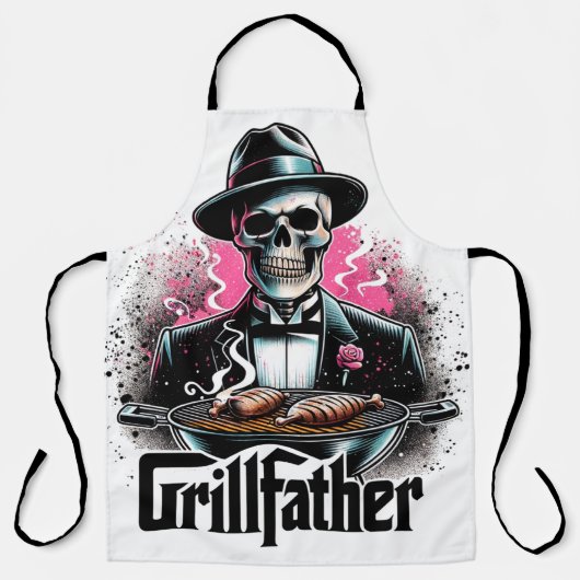 Het Grillfather-Schort Schort (Voorkant)
