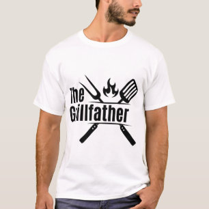 Het GrillFather T-shirt, Grappig Cadeau voor Vader T-shirt