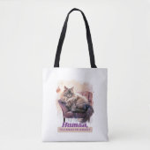 Het grillige "mens, je amuseert me geweldig" Cat Tote Bag (Voorkant)