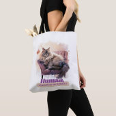 Het grillige "mens, je amuseert me geweldig" Cat Tote Bag (Dichtbij)