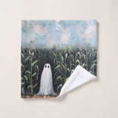 Het grillige Spookmaïsgebied Schilderen Bad Handdoek (Wasdoekje)