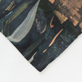 Het grillige Spookmaïsgebied Schilderen Fleece Deken (Hoek)