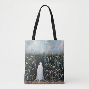 Het grillige Spookmaïsgebied Schilderen Tote Bag