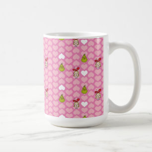 Het Grinch & Cindy-Lou Roze Hart Patroon Koffiemok