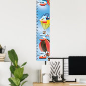 Het groeidiagram van hete luchtballonnen poster (Thuiskantoor)