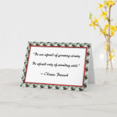 Het groeiende Chinese Wenskaart van het Gezegde ~ Kaart (Gele Bloem)