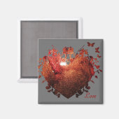 Het groeiende hart van de liefde magneet! magneet (Voorkant / Achterkant)