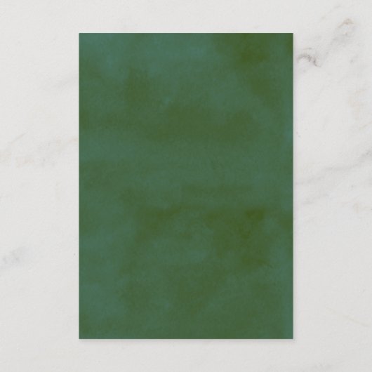 Het groen & gouden bruiloft Collectie detail Informatiekaartje (Achterkant)