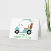 Het groen runnen kaart (Voorkant)