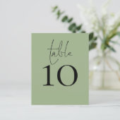 Het Groene Aantal van de Lijst van de Bieden van h (Staand voorkant)