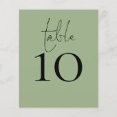 Het Groene Aantal van de Lijst van de Bieden van h (Achterkant)