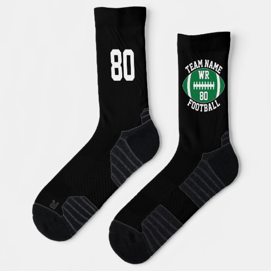 Het Groene Aantal van de Naam van het Team van de  Sokken (Links)