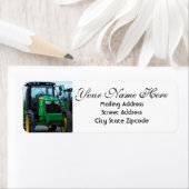 Het groene Adres van de Terugkeer van de Traceur v Etiket (Insitu)