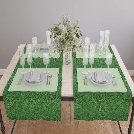 Het groene Ambuja instinct Korte Tafelloper