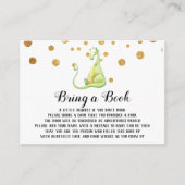*~* Het Groene Baby shower van de Draak van de Sto Informatiekaartje (Voorkant)