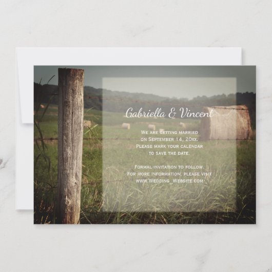 Het groene Boerderij kleeft het Ruwtrekken van het Kaart (Voorkant)