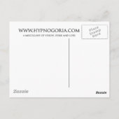 Het groene briefkaart van het Man (Achterkant)