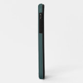 Het groene Editable Monogram Hoesje-Steen iPhoneGe Case-Mate iPhone Case (Achterkant/links)